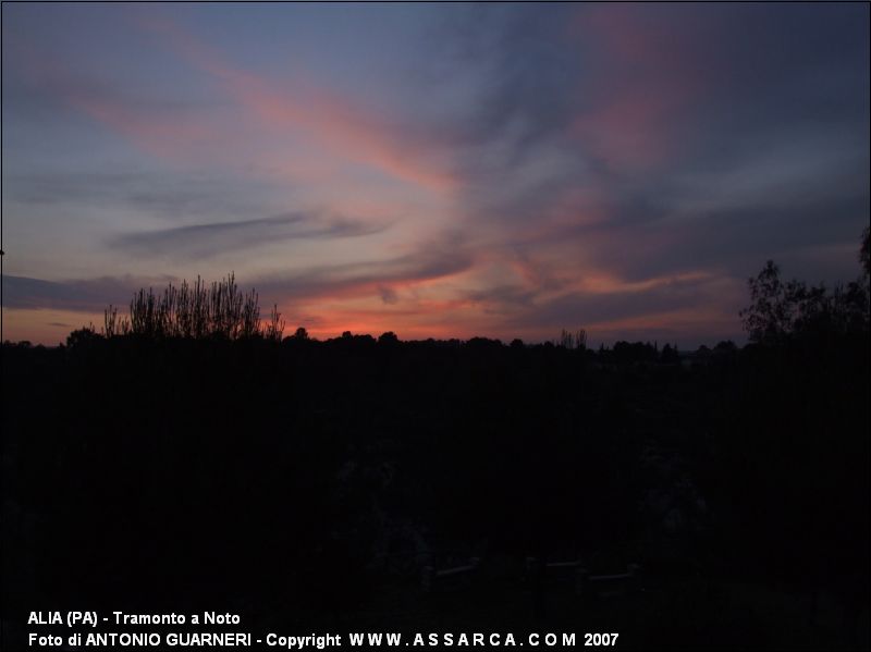 ALIA (PA) - TRAMONTO A NOTO